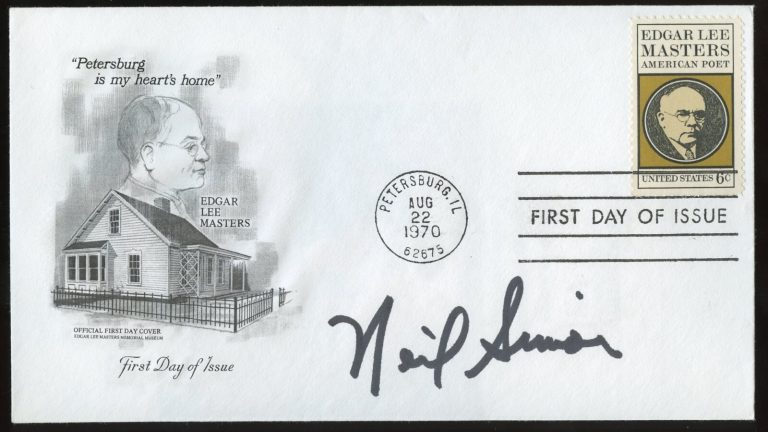 Neil Simon signed autograph American Playwright & Screenwriter FDC JSA Cert