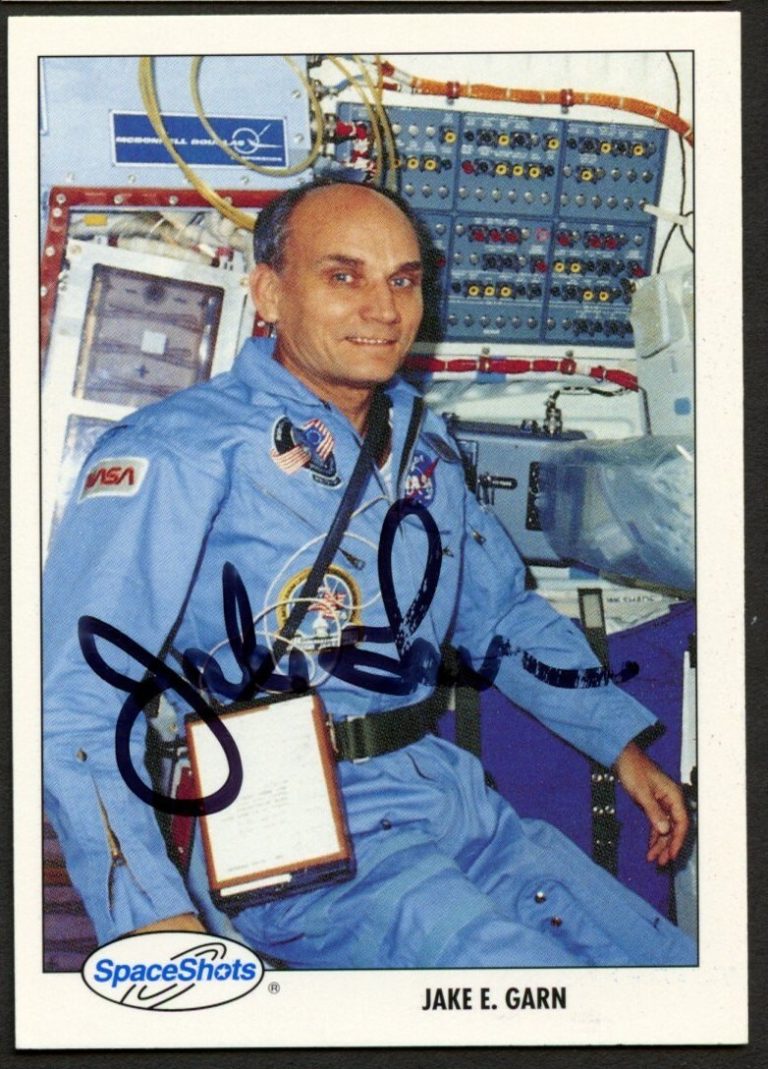 Jake E Garn #269 signed autograph auto Space Shots Trading Card NASA