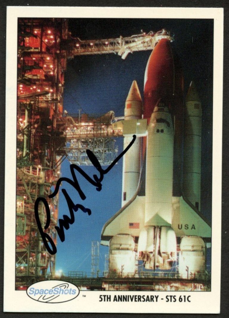 George Pinky Nelson #153 signed autograph auto Space Shots Trading Card NASA
