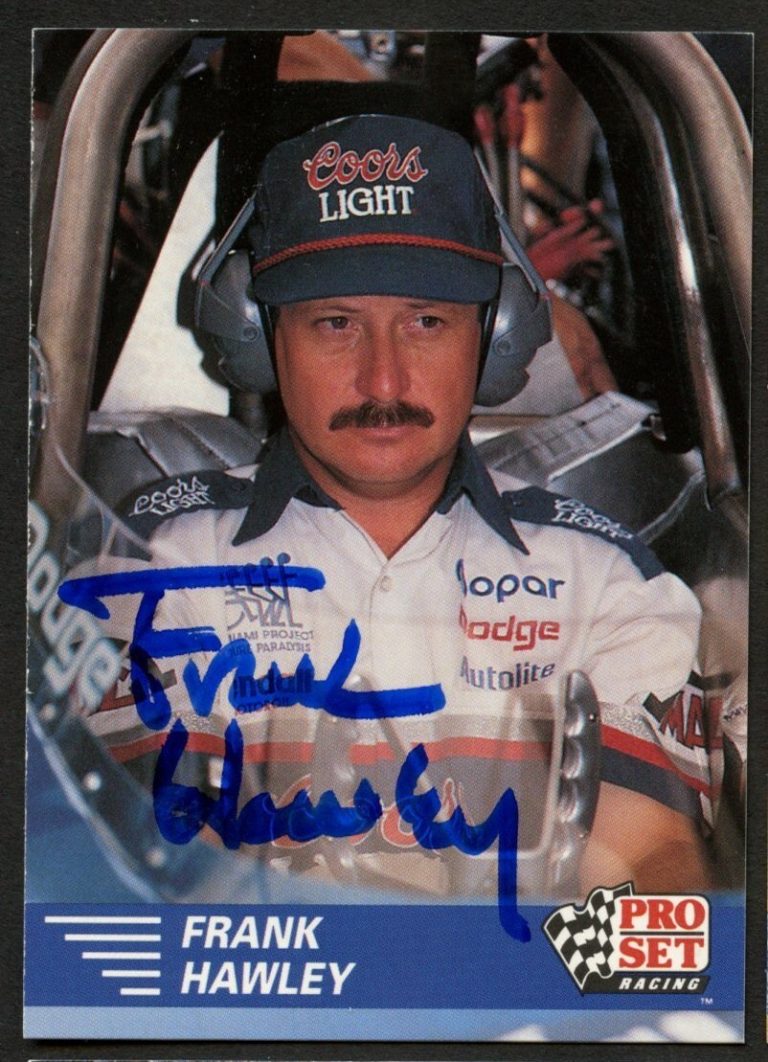 Frank Hawley #9 signed autograph auto 1991 Pro Set  NHRA Trading Card