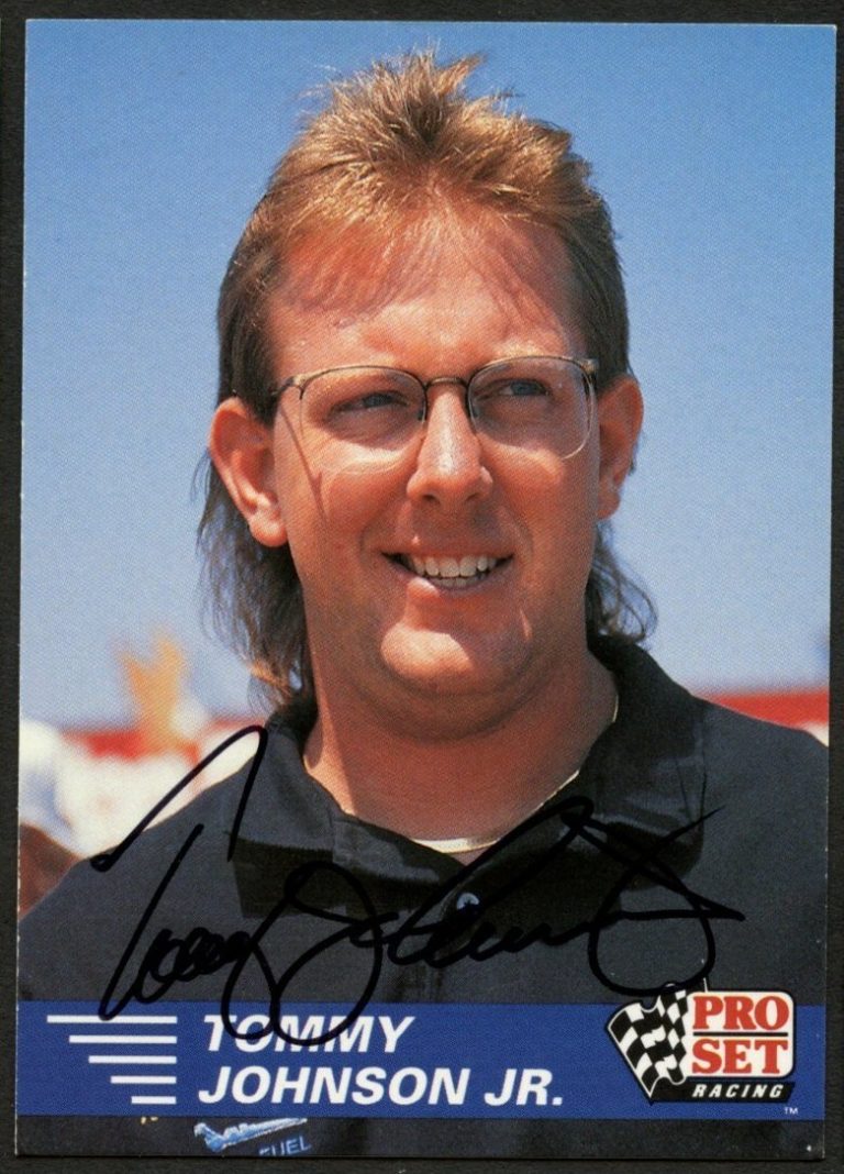 Tommy Johnson Jr. #14 signed autograph auto 1991 Pro Set  NHRA Trading Card