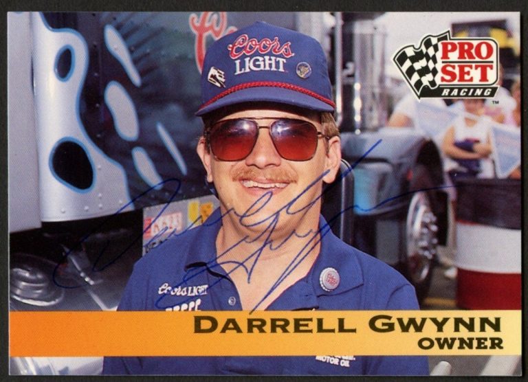 Darrell Gwynn #179 signed autograph auto 1992 Pro Set NHRA Trading Card