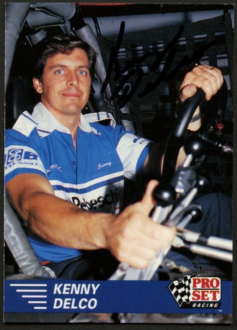 Kenny Delco #43 signed autograph auto 1991 Pro Set  NHRA Trading Card