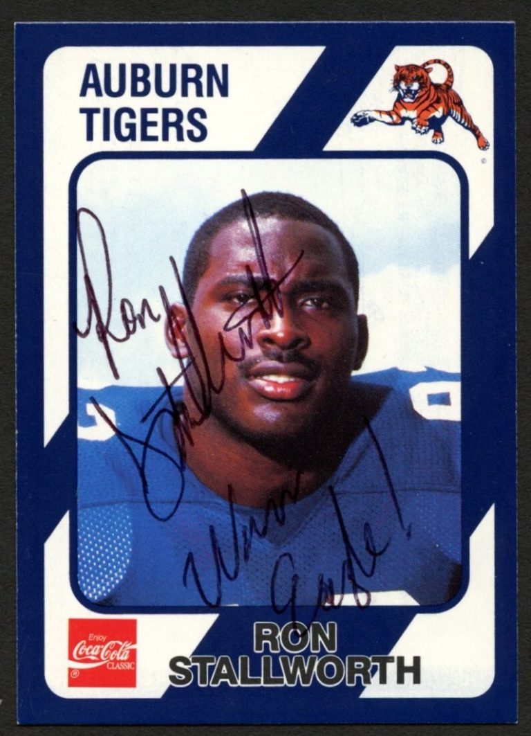 Ron Stallworth #64 signed autograph auto Auburn Collegiate Collection Card