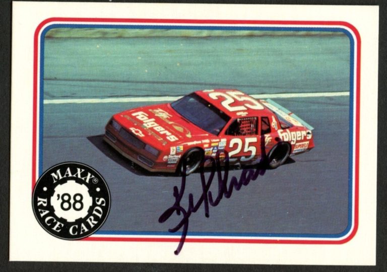 Ken Schrader #81 signed autograph auto 1988 Maxx NASCAR Racing Trading Card