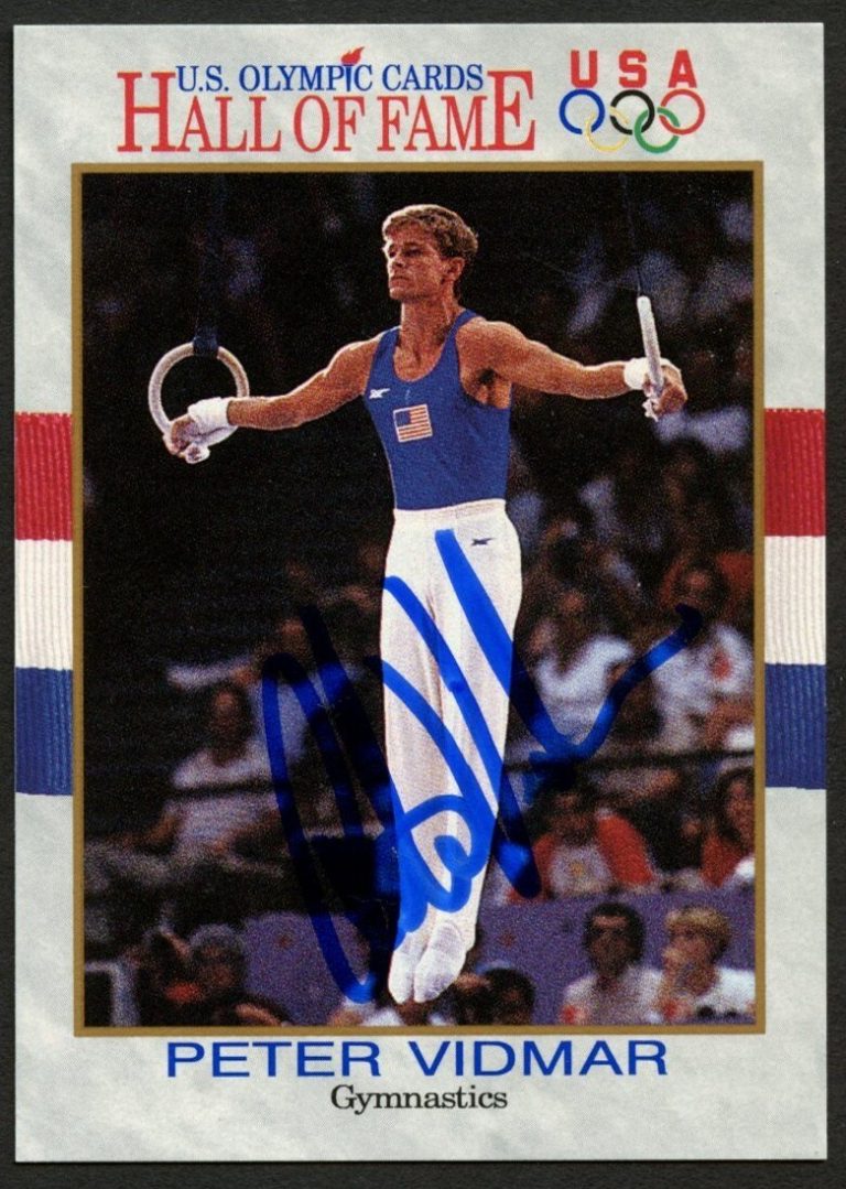 Peter Vidmar #84 signed autograph auto 1991 Impel Olympic Hall of Fame Card