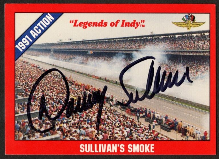Danny Sullivan #38 signed autograph auto 1992 Legend of Indy Trading Card