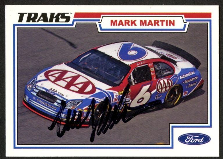 Mark Martin #39 signed autograph auto 2006 TRAKS NASCAR Trading Card