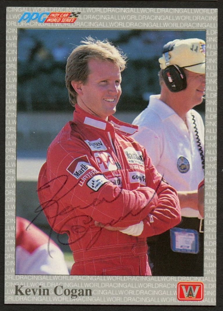Kevin Cogan #36 signed autograph auto 1991 PPG Indy Car Trading Card