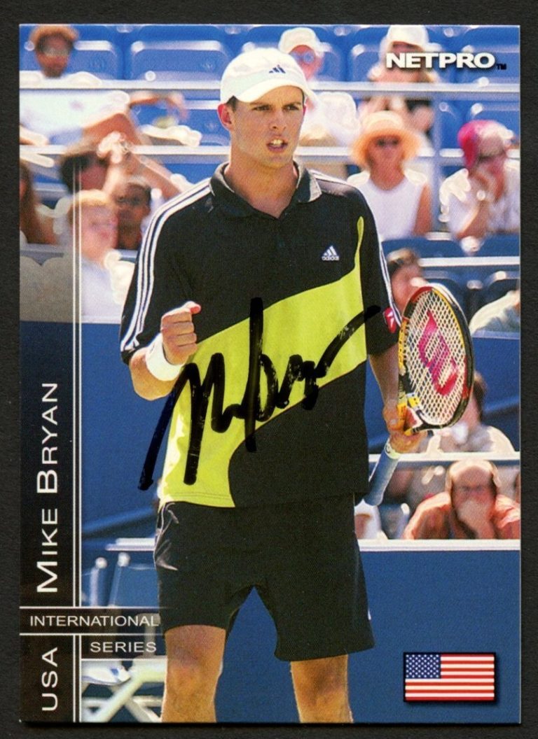 Mike Bryan #79 signed autograph auto 2003 NetPro Tennis Trading Card