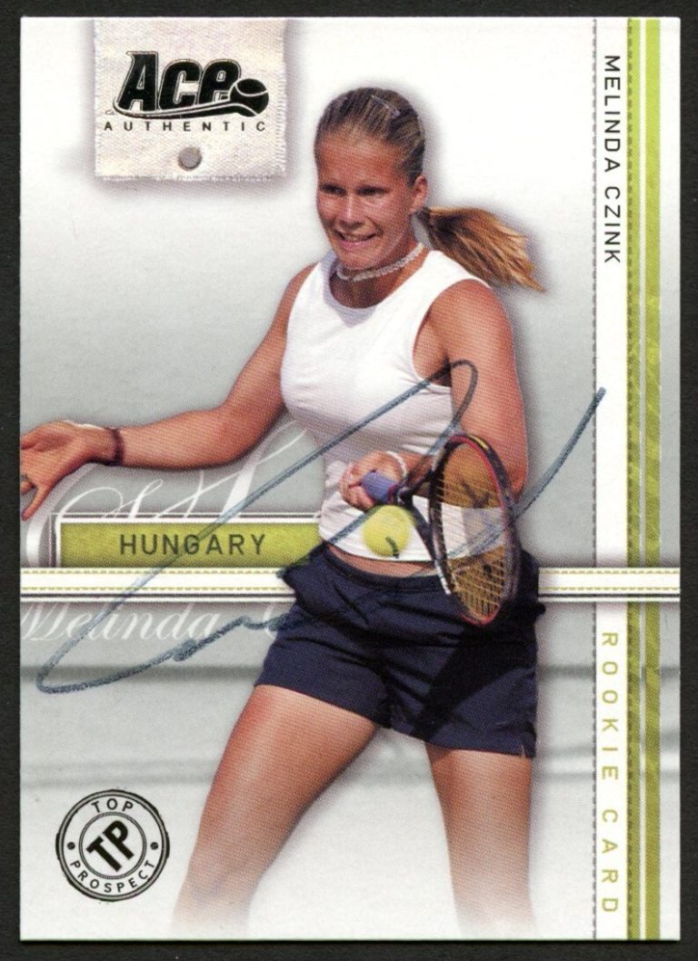 Melinda Czink #43 signed autograph auto 2007 ACE Authentic Tennis Trading Card