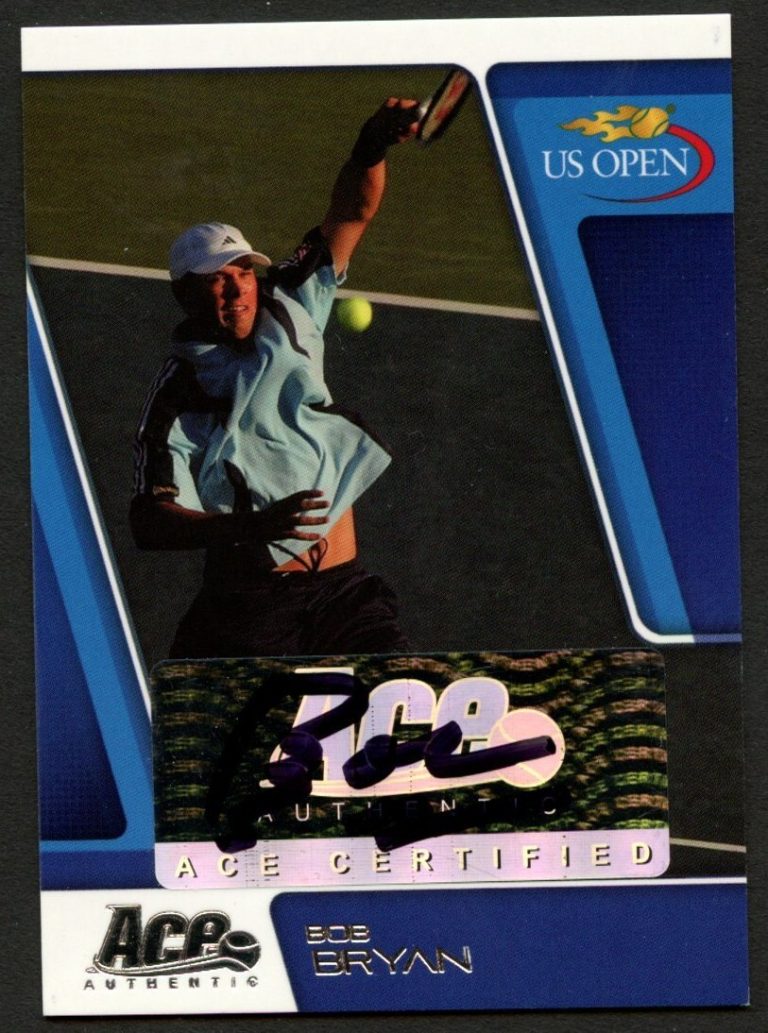 Bob Bryan #US1 signed autographed 2008 ACE US Open 56/99