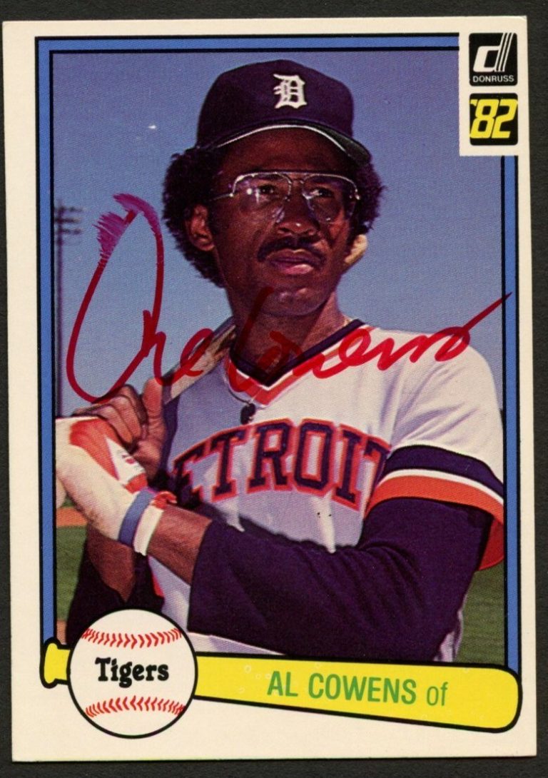 Al Cowens #207 signed autograph auto 1982 Donruss Baseball Trading Card