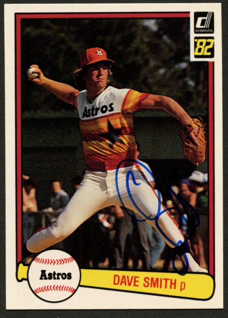 Dave Smith #191 signed autograph auto 1982 Donruss Baseball Trading Card
