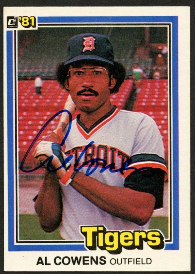 Al Cowens #369 signed autograph auto 1981 Donruss Baseball Trading Card
