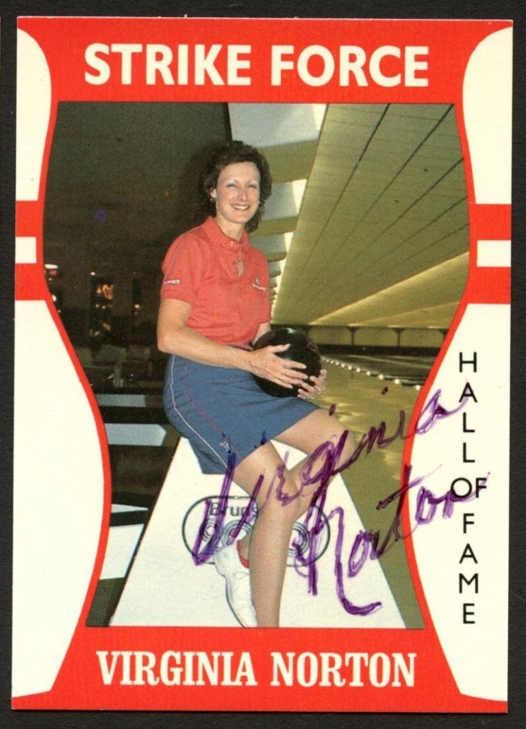Virginia Norton #58 signed autograph auto LPBA Strike Force Bowling Trading Card
