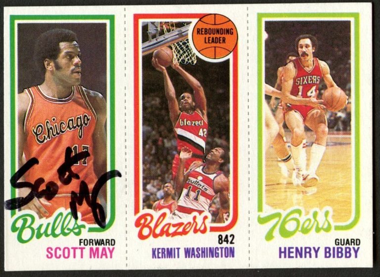 Scott May signed autograph auto 1980-81 Topps Basketball Trading Card