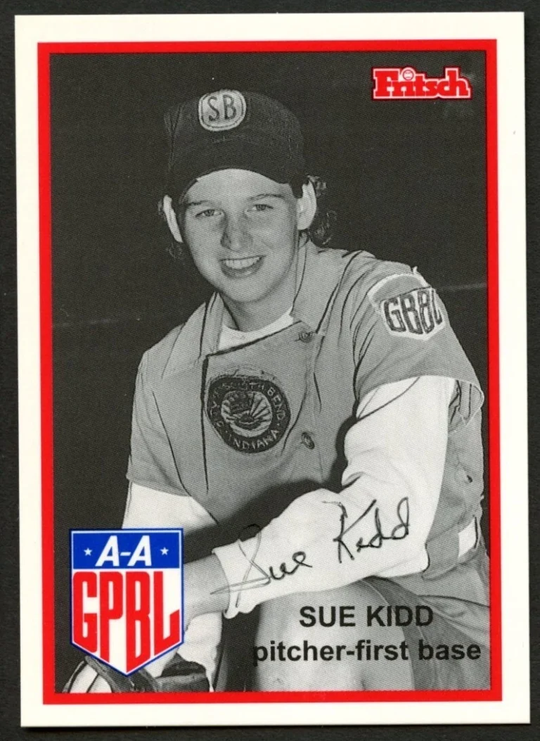 Sue Kidd #99 signed autograph auto 1995 Fritsch AAGPBL Baseball Card