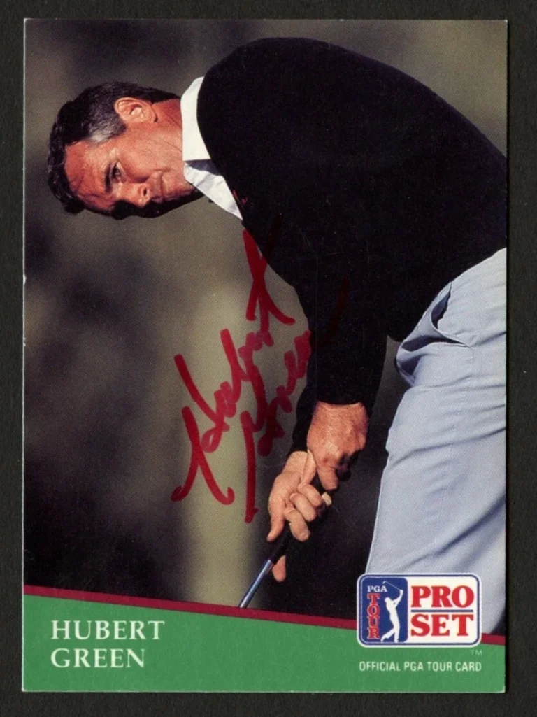 Hubert Green #101 signed autograph auto 1991 Pro Set Golf PGA Tour Trading Card