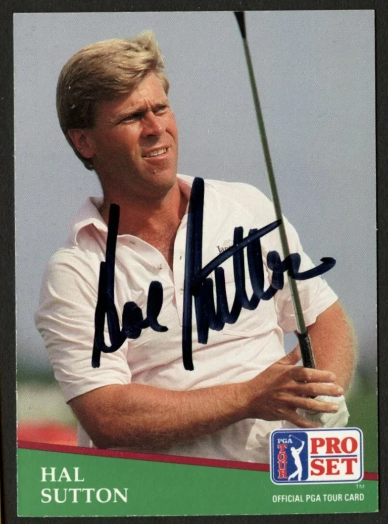 Hal Sutton #132 signed autograph auto 1991 Pro Set Golf PGA Tour Trading Card