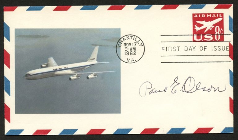 Paul E. Olsen signed autograph American Paleontologist & Author FDC