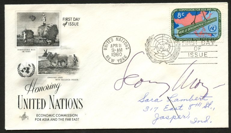Seong Moy d2013 signed autograph American Painter & Printmaker FDC