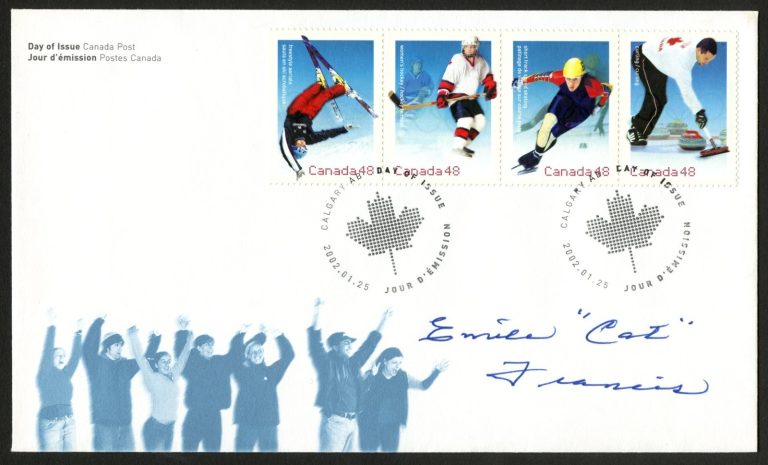 Emile Francis d2022 signed autograph Canadian Hockey Player Coach Postal Cover