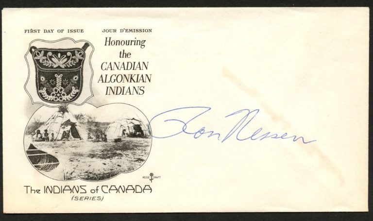 Ron Nessen d2025 signed autograph 15th White House Press Secretary FDC