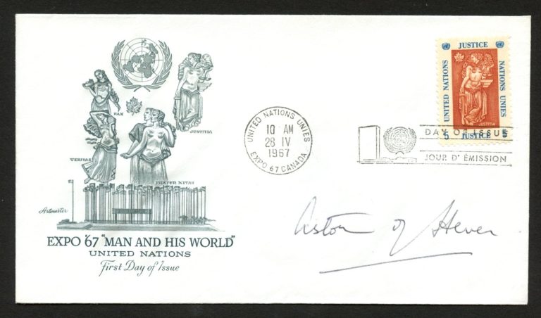 Astor of Hever signed autograph Businessman and Politician FDC Postal Cover
