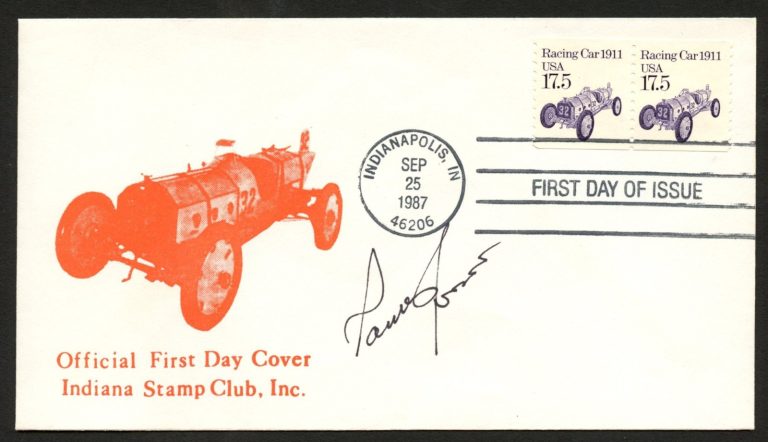 Parnelli Jones d2024 signed autograph American Motorsports Racing Driver FDC