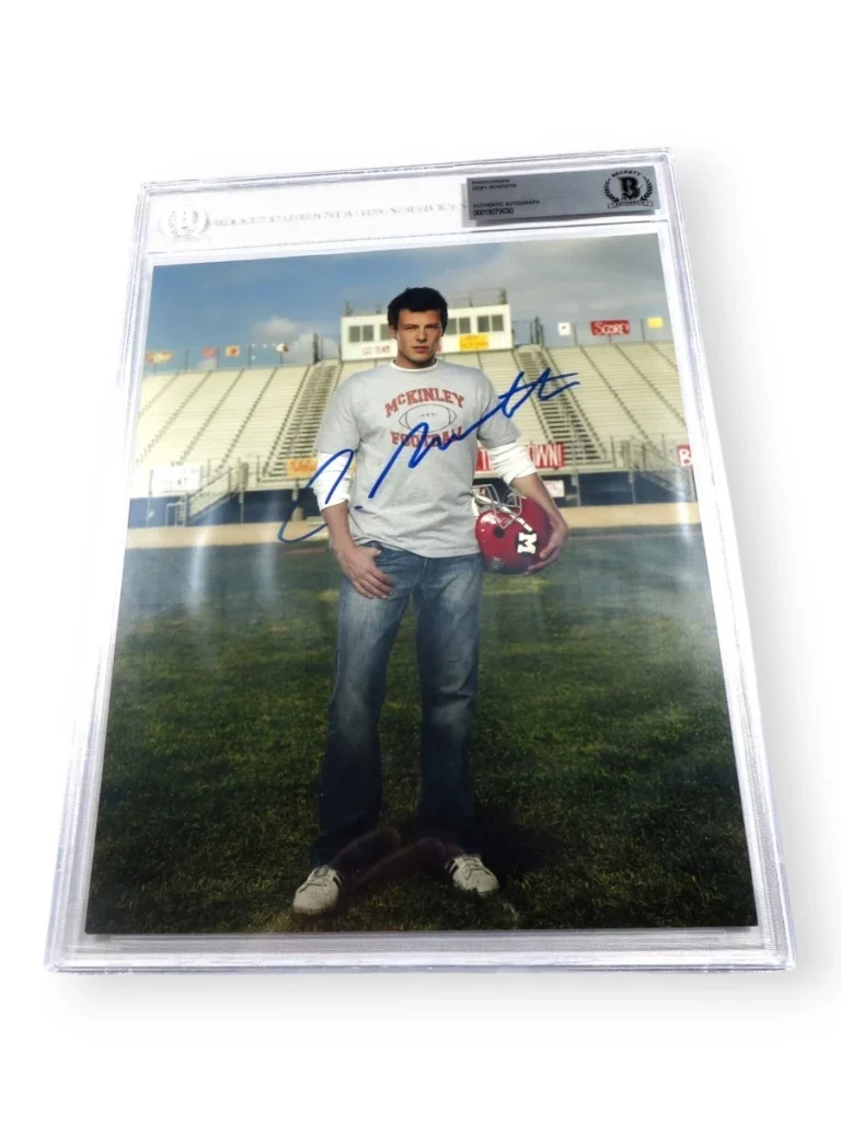 Corey Monteith Signed Autographed 8X10 Photo Glee Finn Hudson BAS 9030