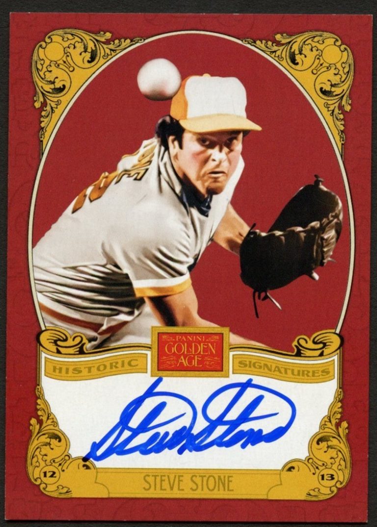 Steve Stone #SST signed auto Panini 2013 Golden Age Historic Signatures Card