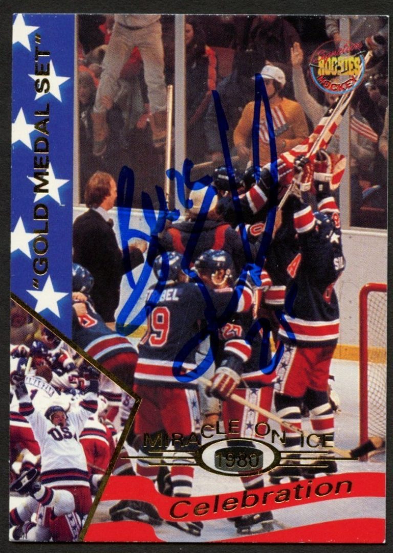 Buzz Schneider #48 signed autograph auto Miracle On Ice 1980 USA Hockey Card