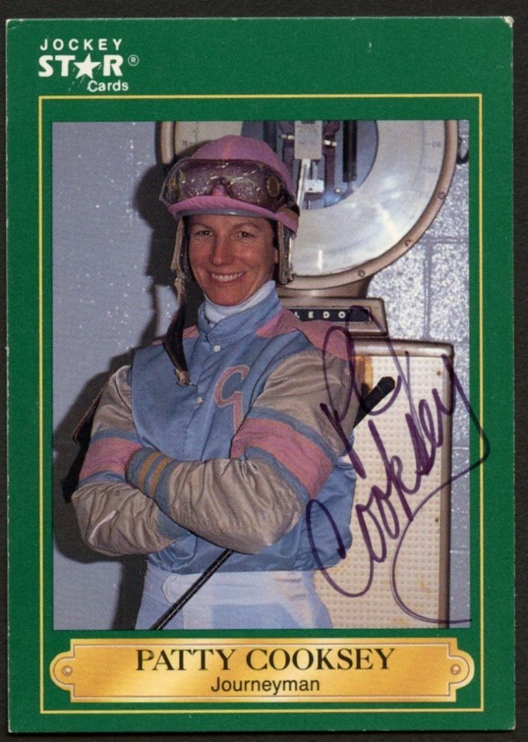 Patty Cooksey #62 signed autograph auto 1991 Horse Jockey Star Trading Card