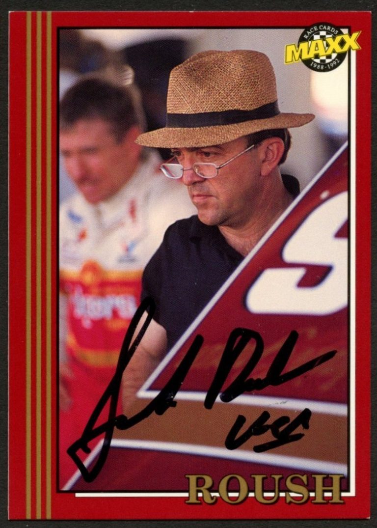 Jack Roush #108 signed autograph auto 1992 Maxx NASCAR Racing Trading Card