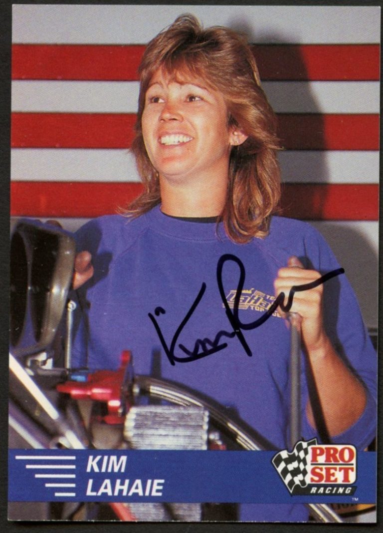 Kim Lahaie #123 signed autograph auto 1991 Pro Set Golf Trading Card