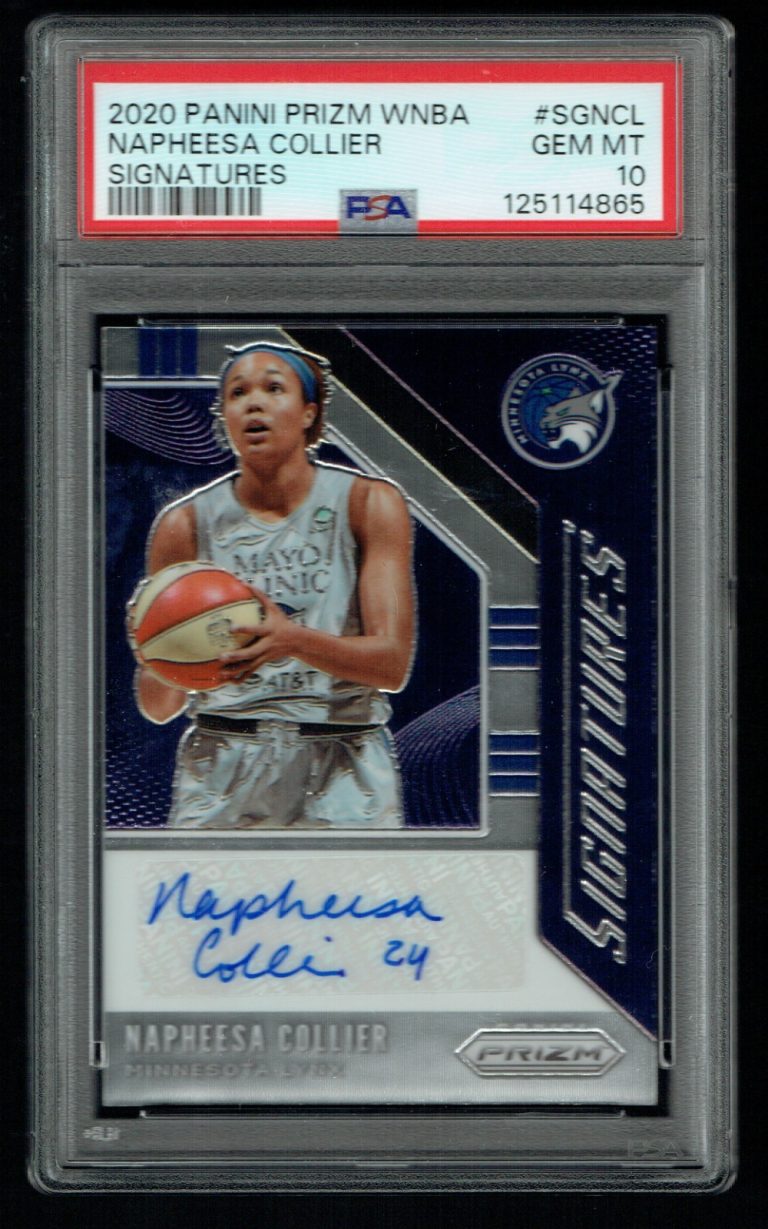 2020 Panini Prizm WNBA Signatures #SGNCL Napheesa Collier Autograph PSA 10