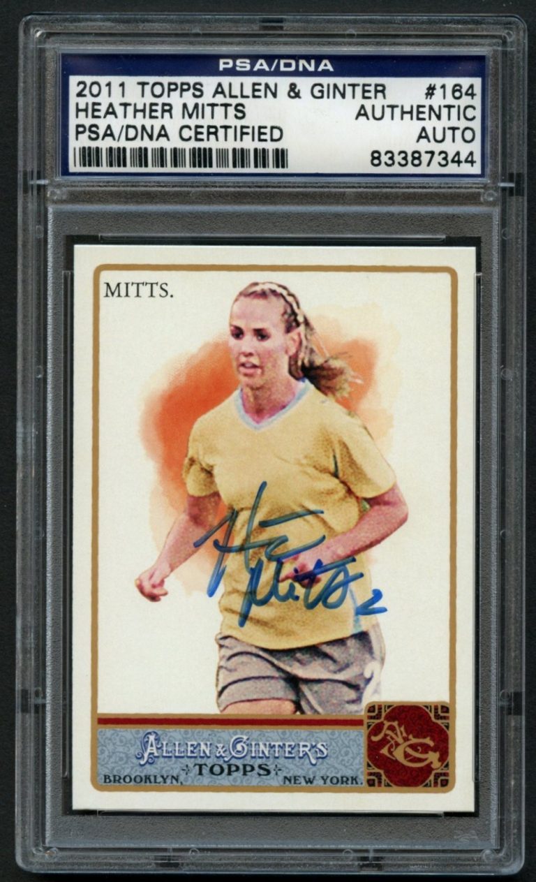 Heather Mitts signed autograph auto 2011 Topps Allen & Ginter #164 PSA Slabbed