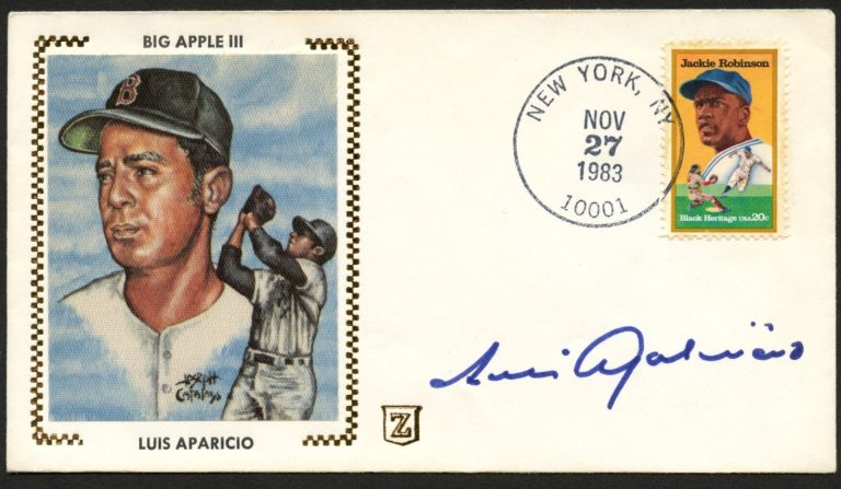 Luis Aparicio signed autograph FDC cover American Baseball Player MLB