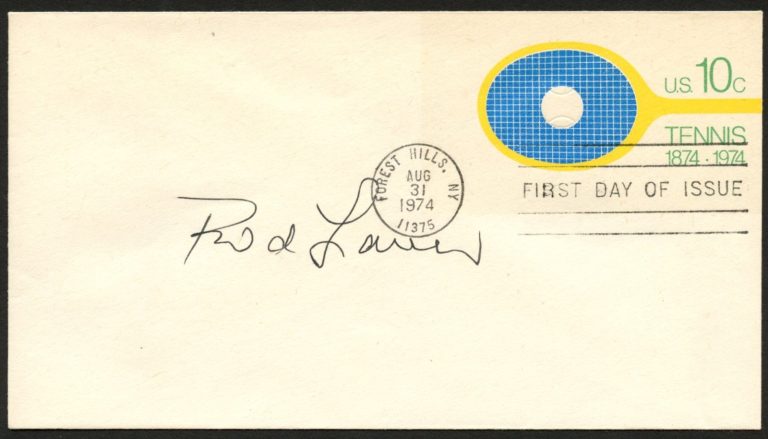 Rod Laver signed autograph FDC Australian Tennis Player