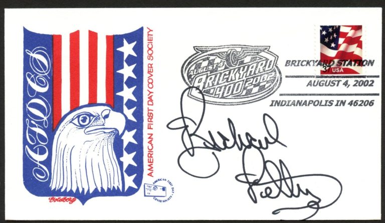 Richard Petty signed autograph FDC  American Car Racing Driver