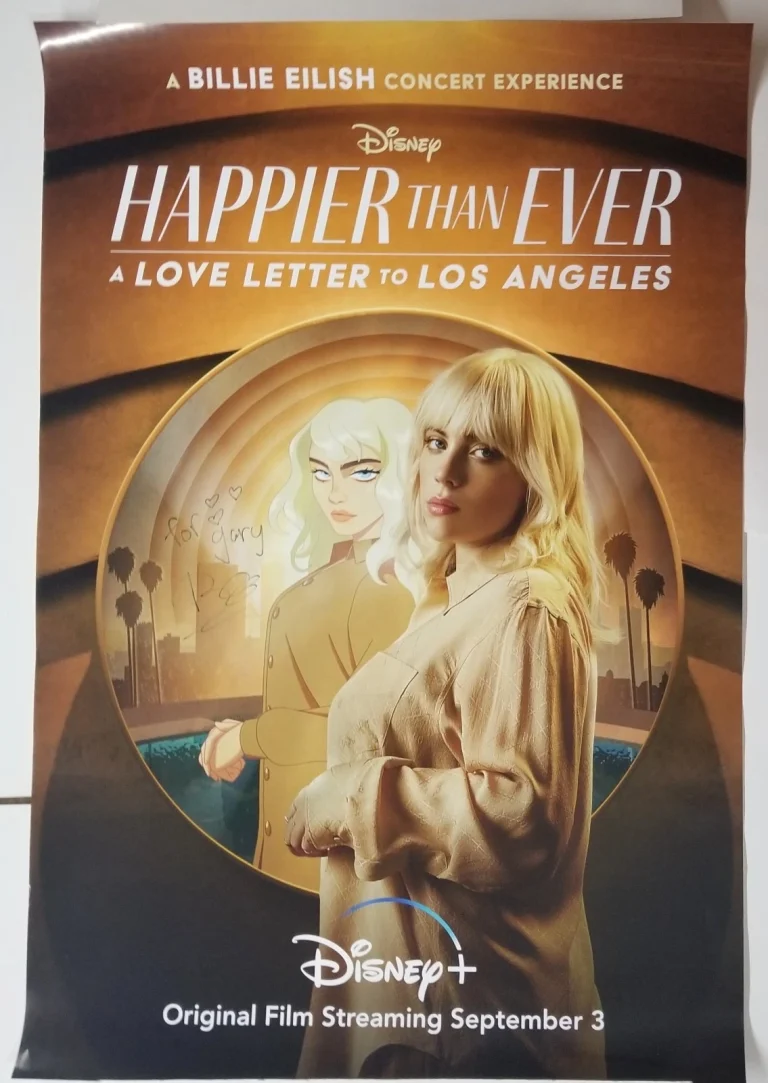 Billie Eilish SIGNED 27x40