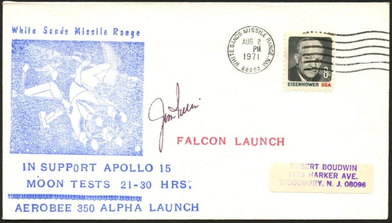 James Irwin d1991 signed autograph FDC Astronaut PSA Stickered