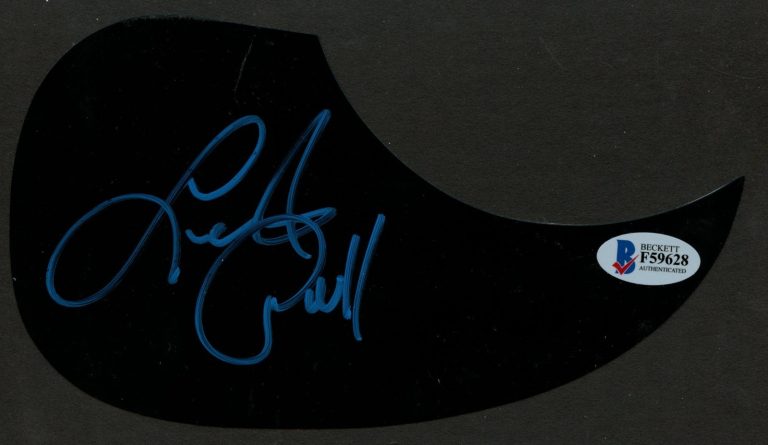 Lee Roy Parnell signed autograph auto Acoustic Guitar Pickguard Beckett COA BAS