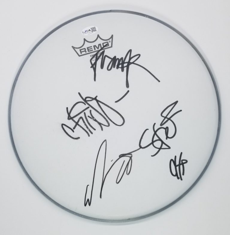 The Deftones hand SIGNED 12