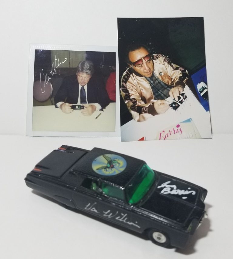 Van Williams & George Barris SIGNED Green Hornet Black Beauty Toy Car JSA COA PF