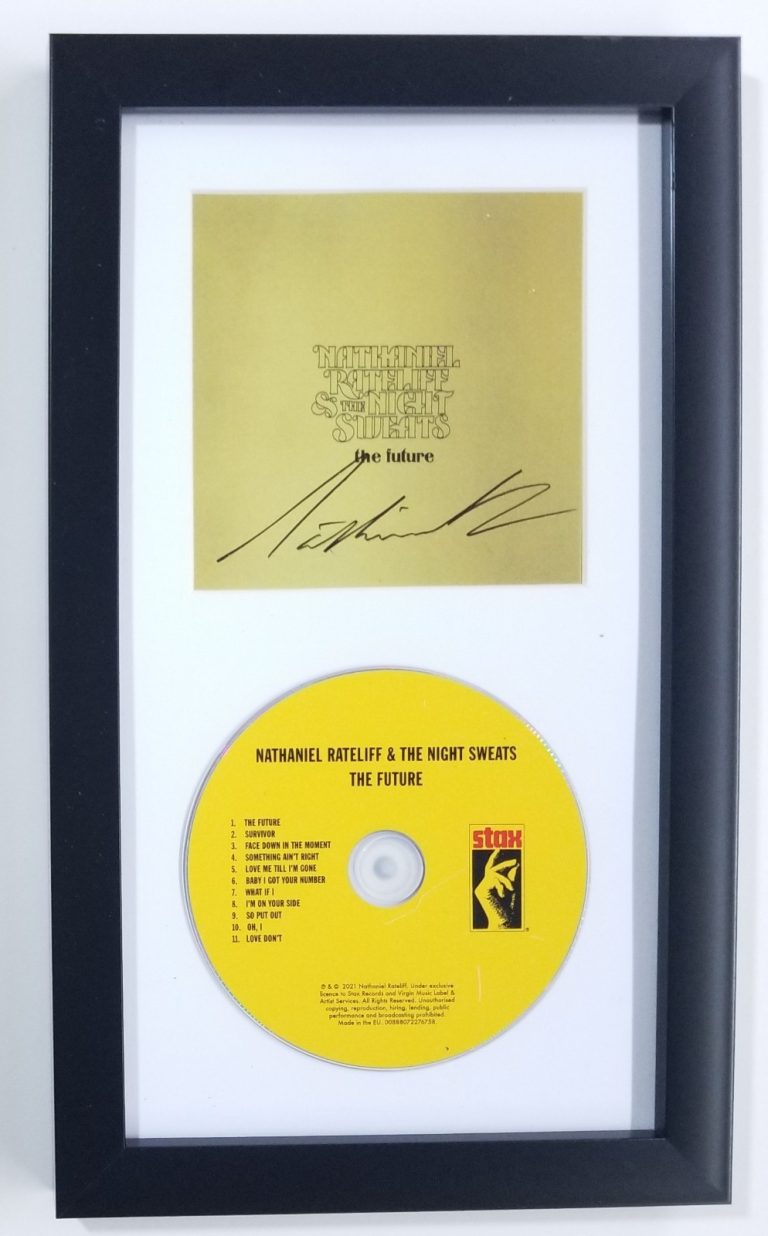 Nathaniel Rateliff SIGNED Future CD Framed Display #3 COA Autograph Night Sweats