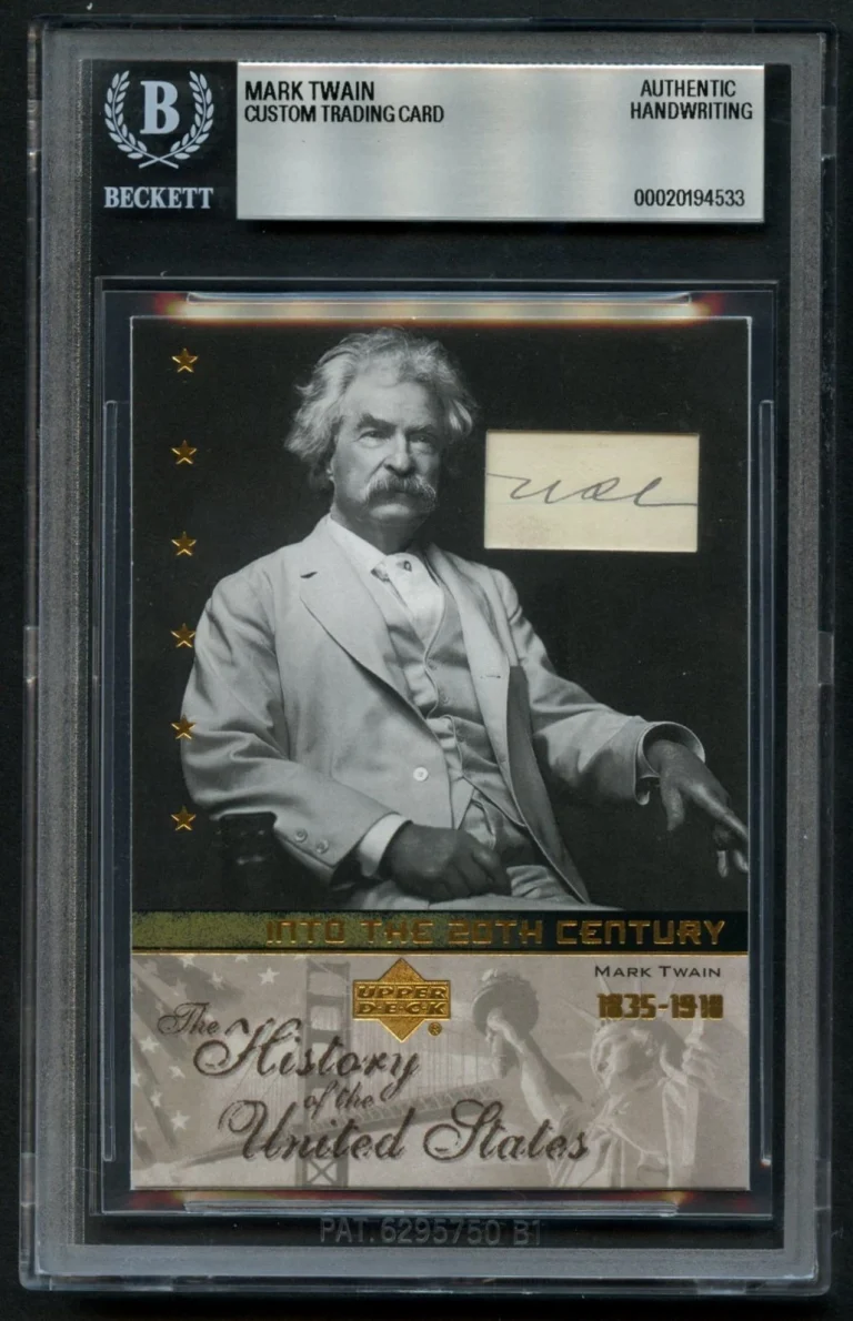 Mark Twain HANDWRITTEN WORD 
