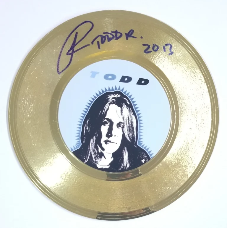 Todd Rundgren REAL hand SIGNED 7