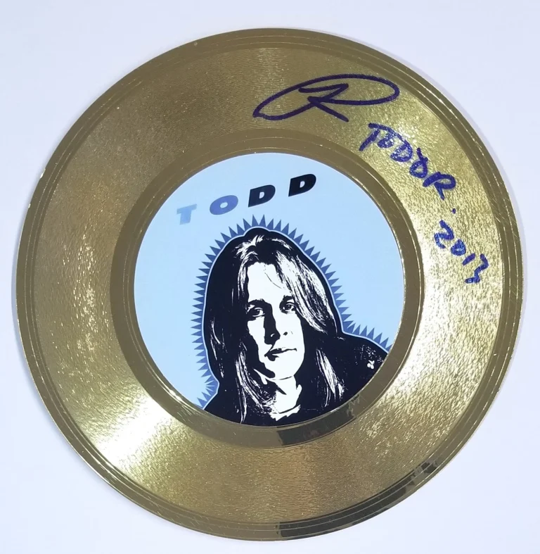 Todd Rundgren REAL hand SIGNED 7